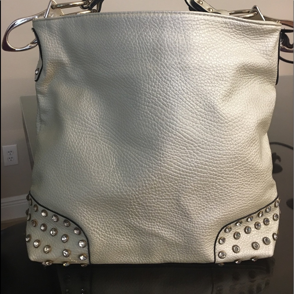 New Light gold colored purse